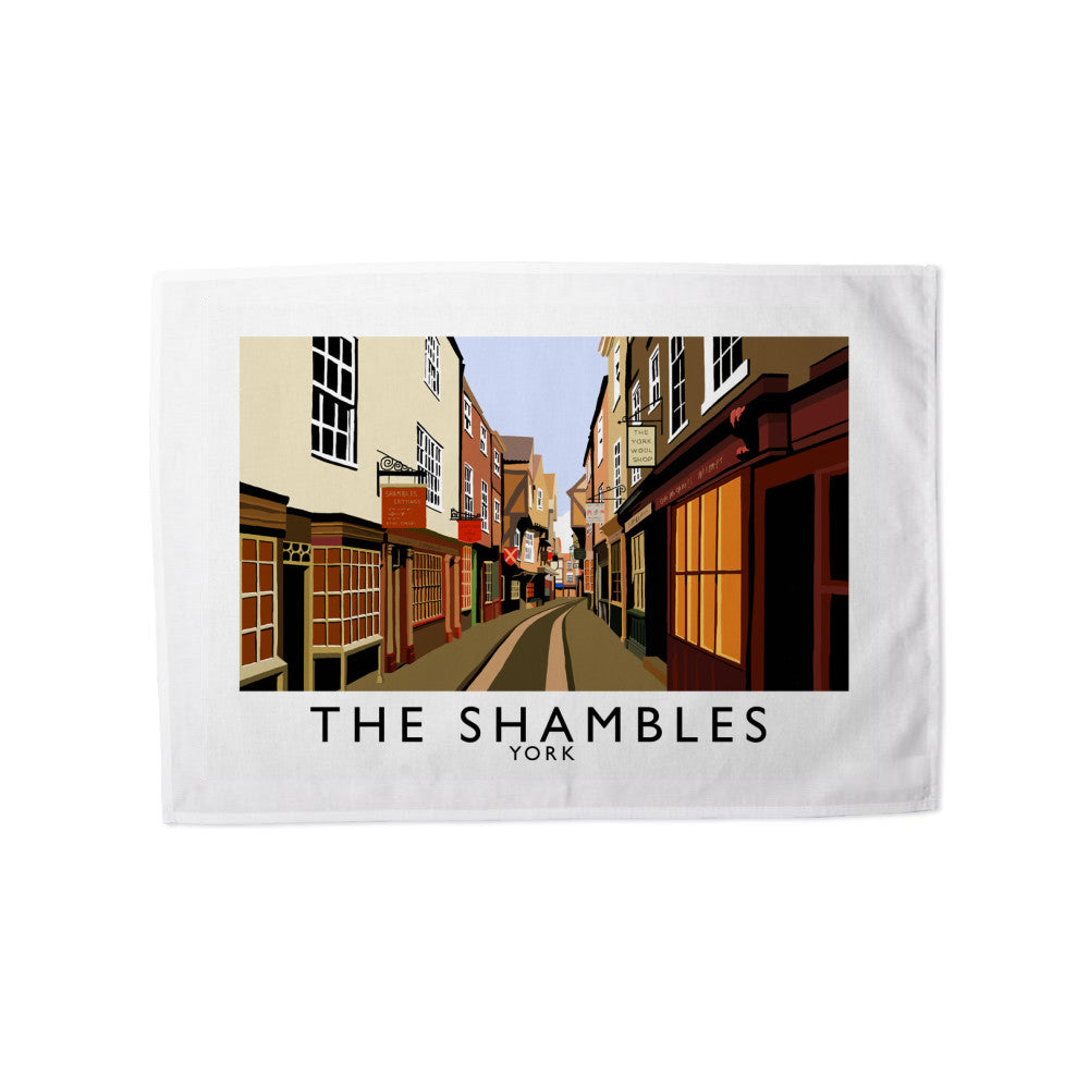 The Shambles, York Tea Towel