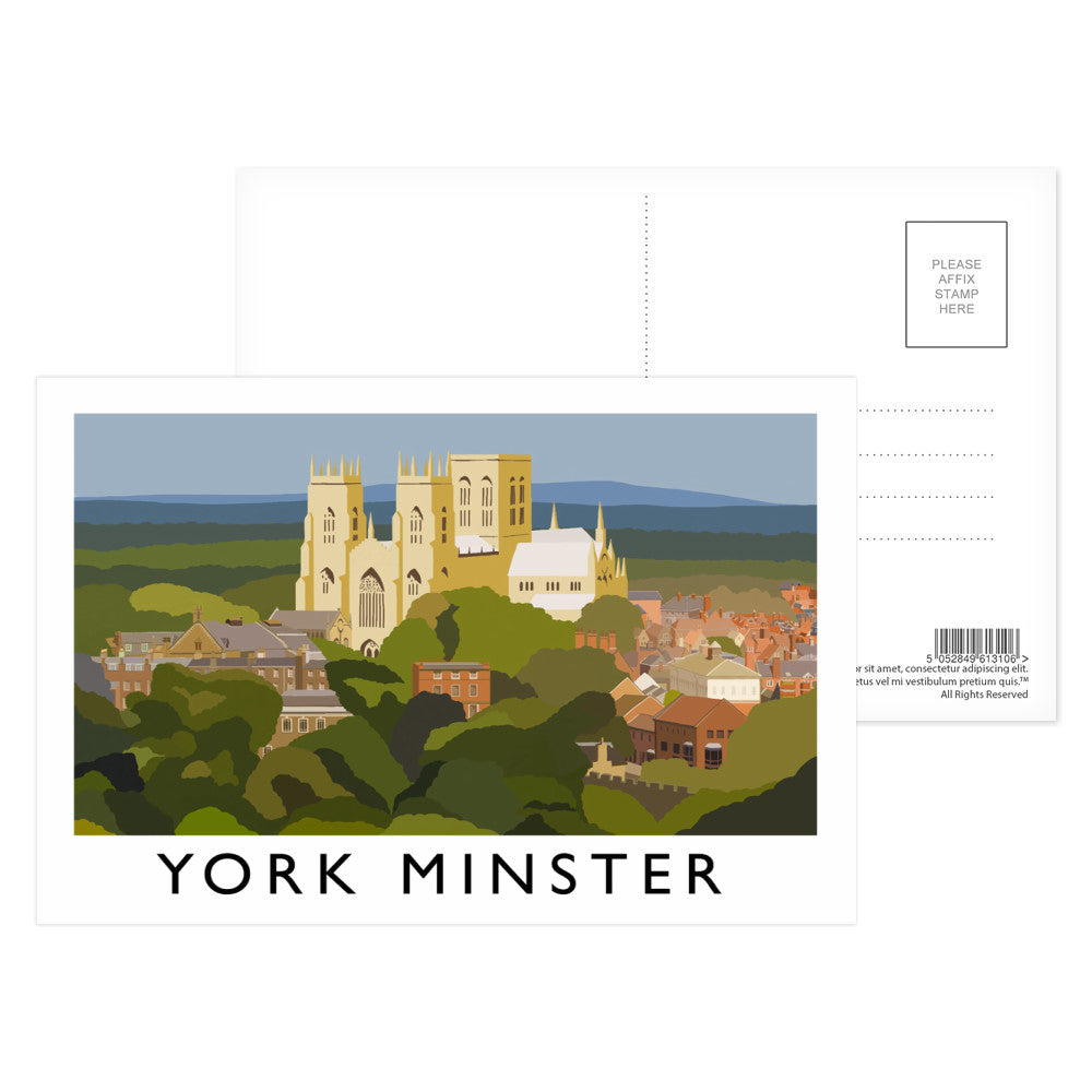 York Minster, York Postcard Pack