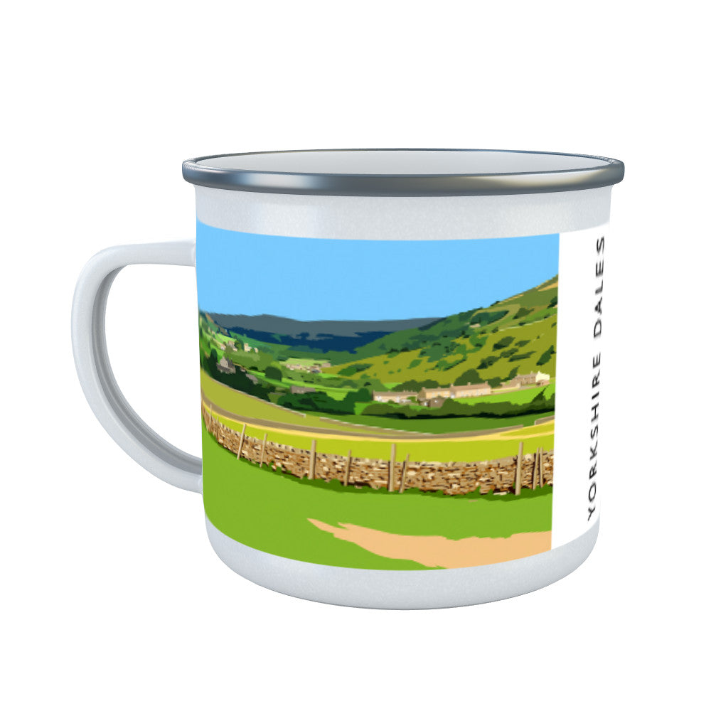 The Yorkshire Dales Enamel Mug