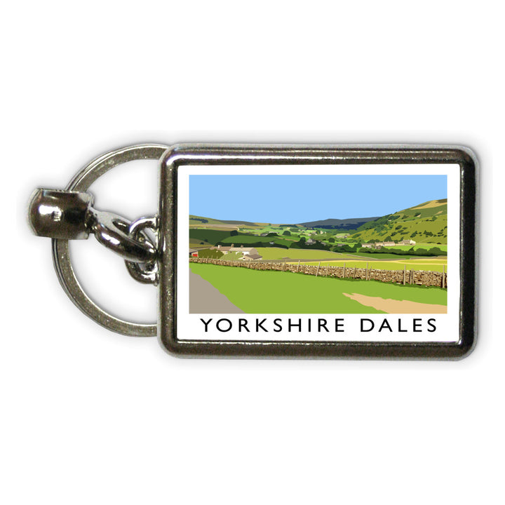 The Yorkshire Dales Metal Keyring