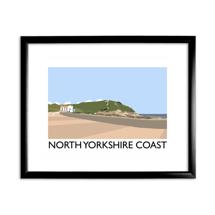 The North Yorkshire Coast 11x14 Framed Print (Black)