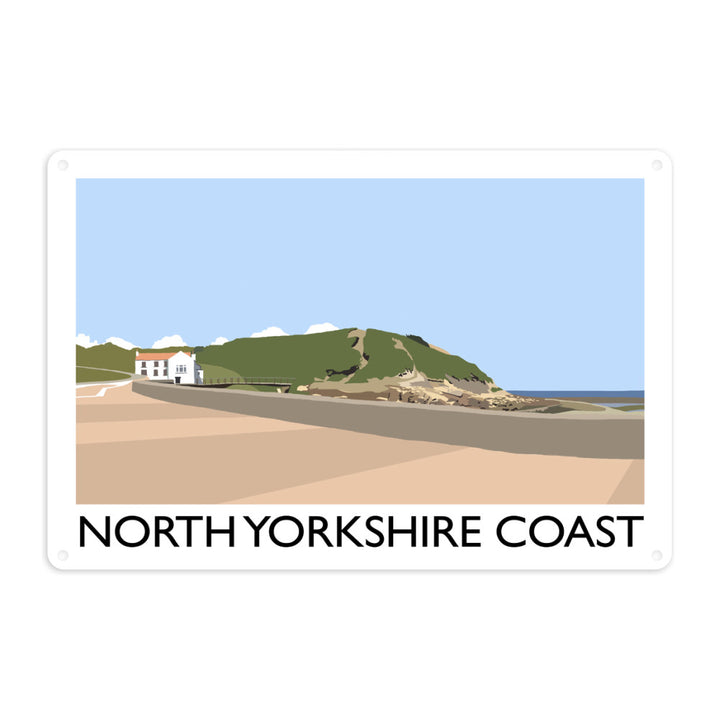 The North Yorkshire Coast Metal Sign