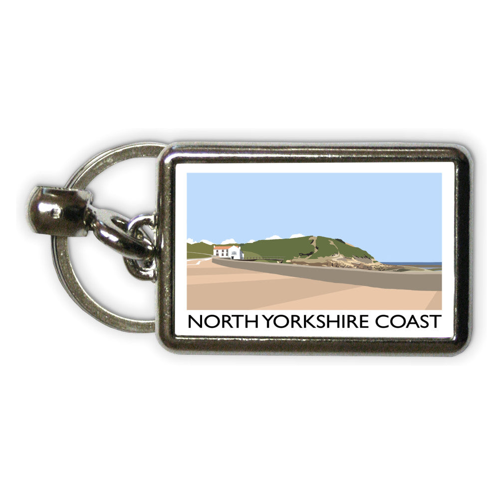The North Yorkshire Coast Metal Keyring