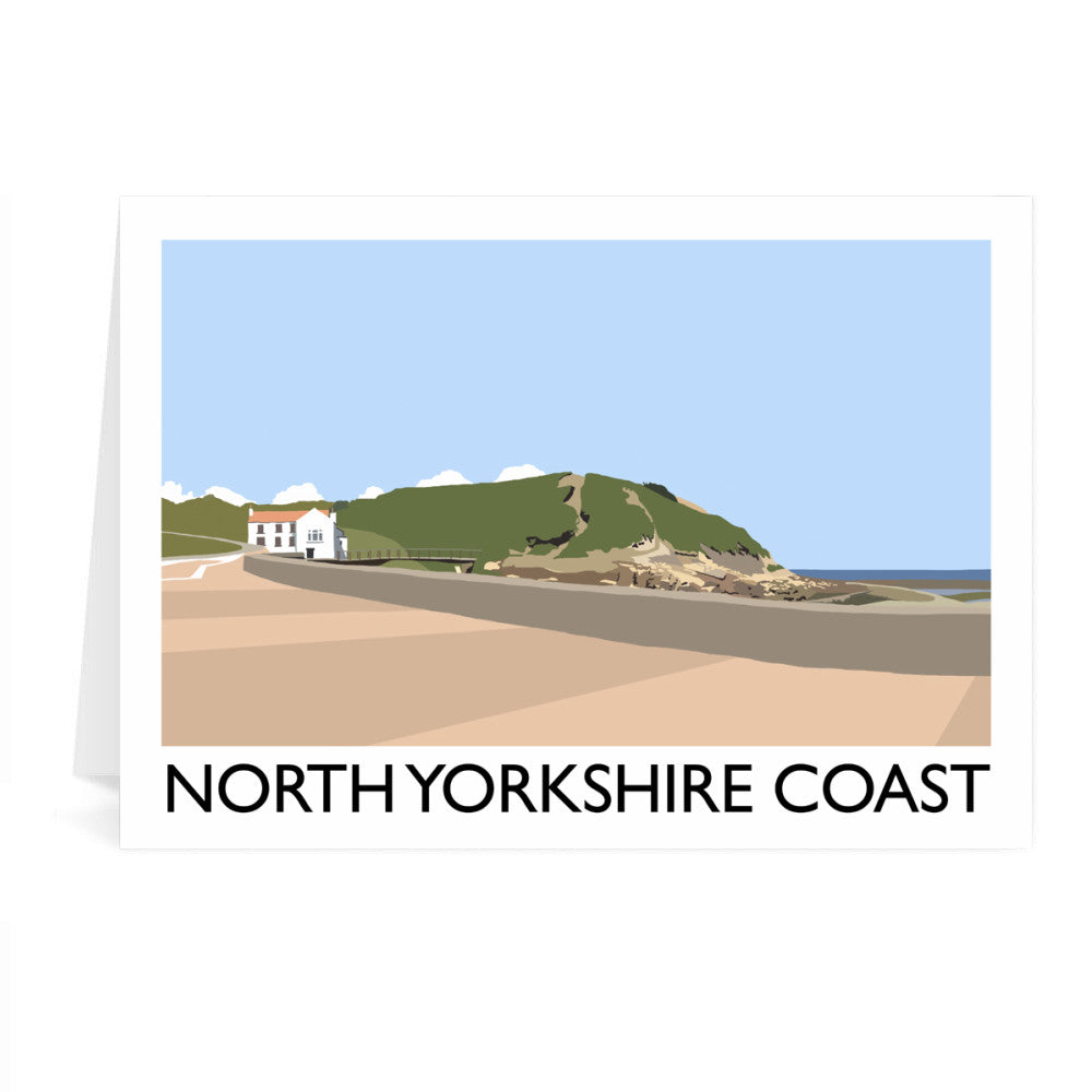 The North Yorkshire Coast Greeting Card 7x5
