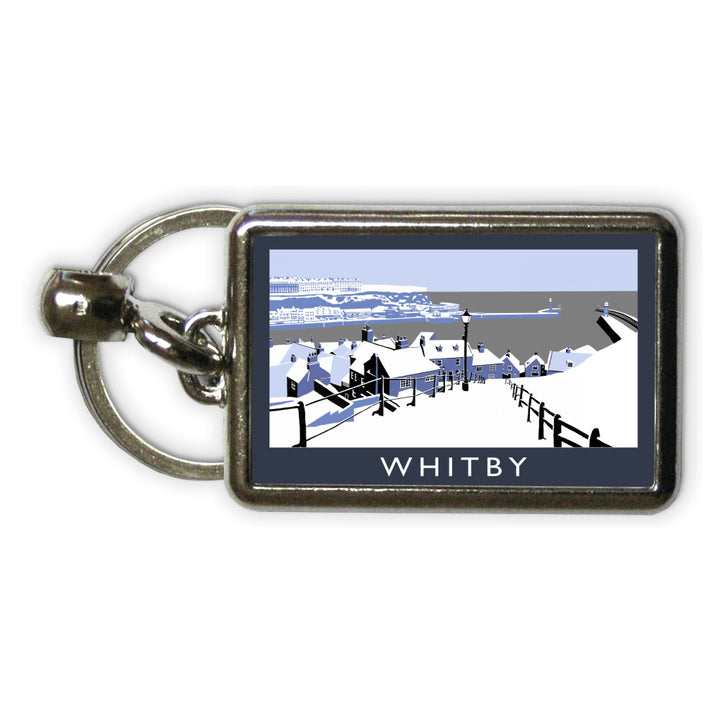 Whitby, Yorkshire Metal Keyring