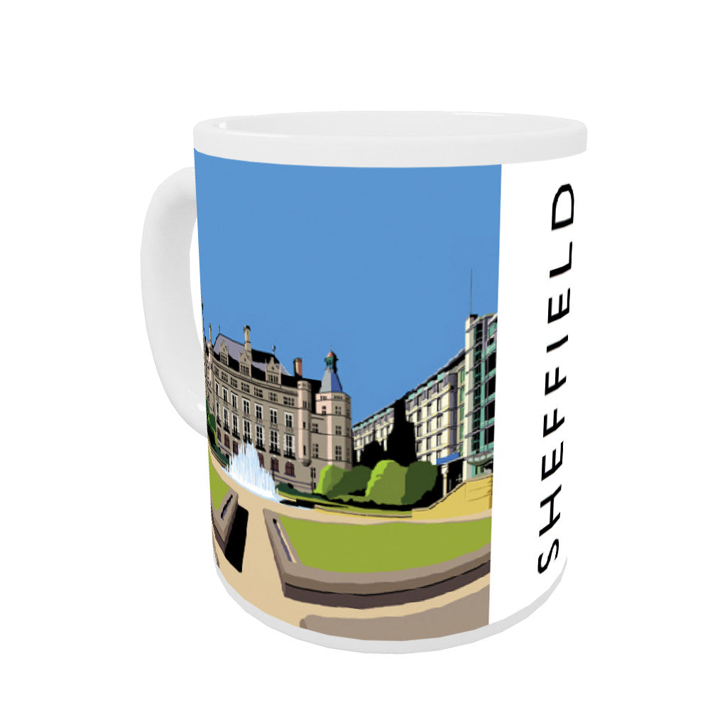 Sheffield, Yorkshire Coloured Insert Mug