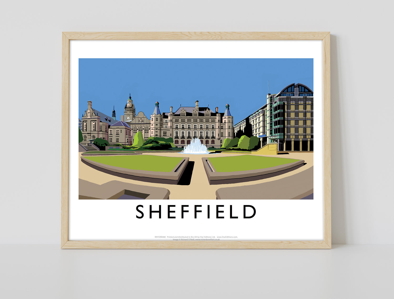 Sheffield, Yorkshire - Art Print