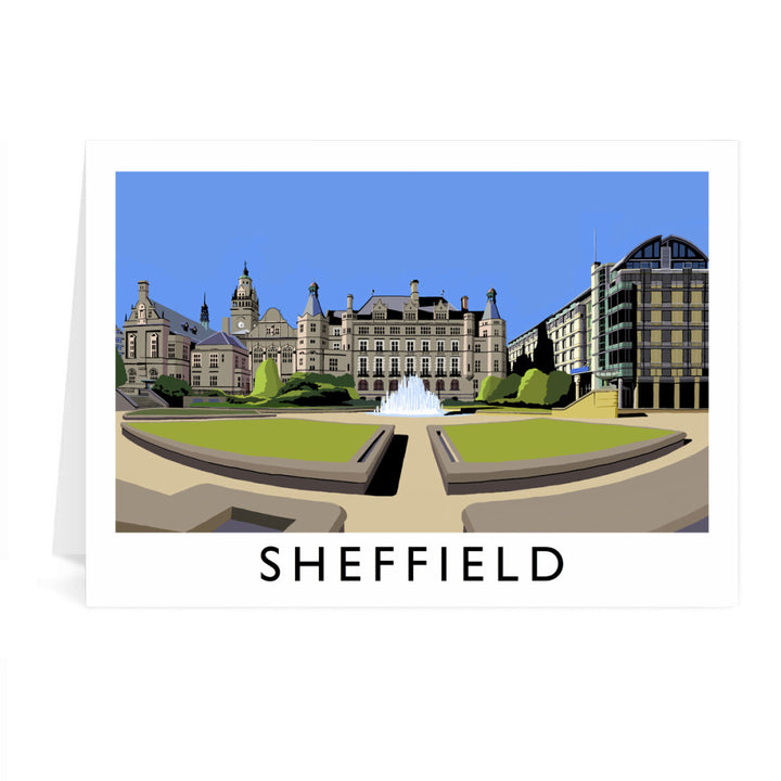 Sheffield, Yorkshire Greeting Card 7x5