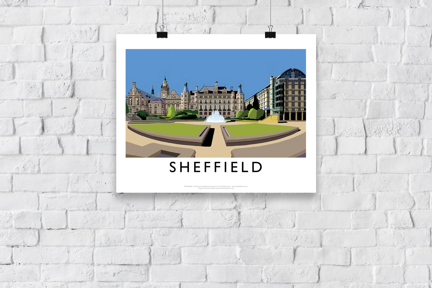 Sheffield, Yorkshire - Art Print