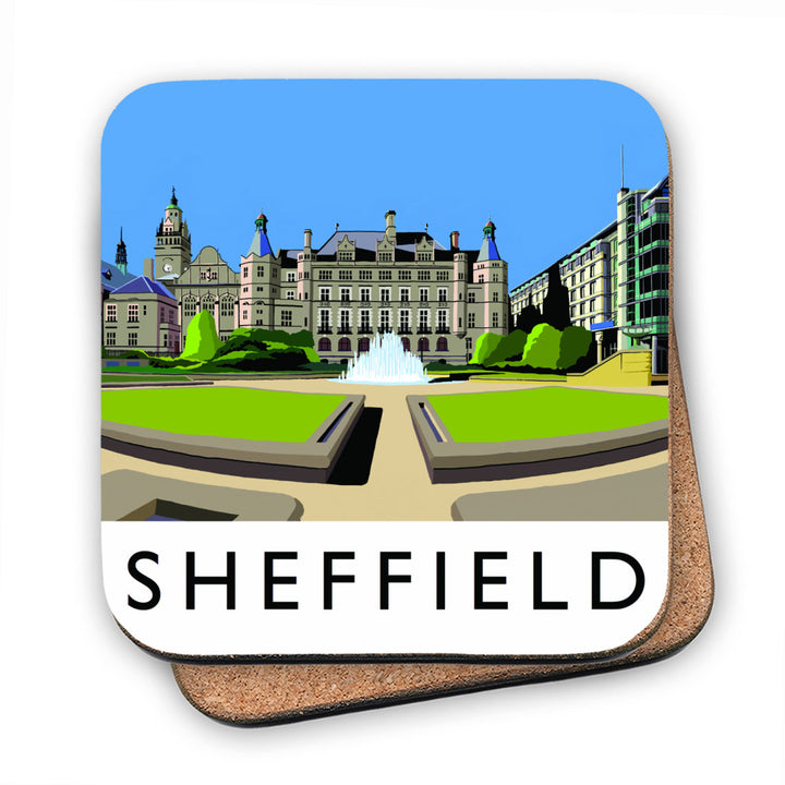 Sheffield, Yorkshire MDF Coaster