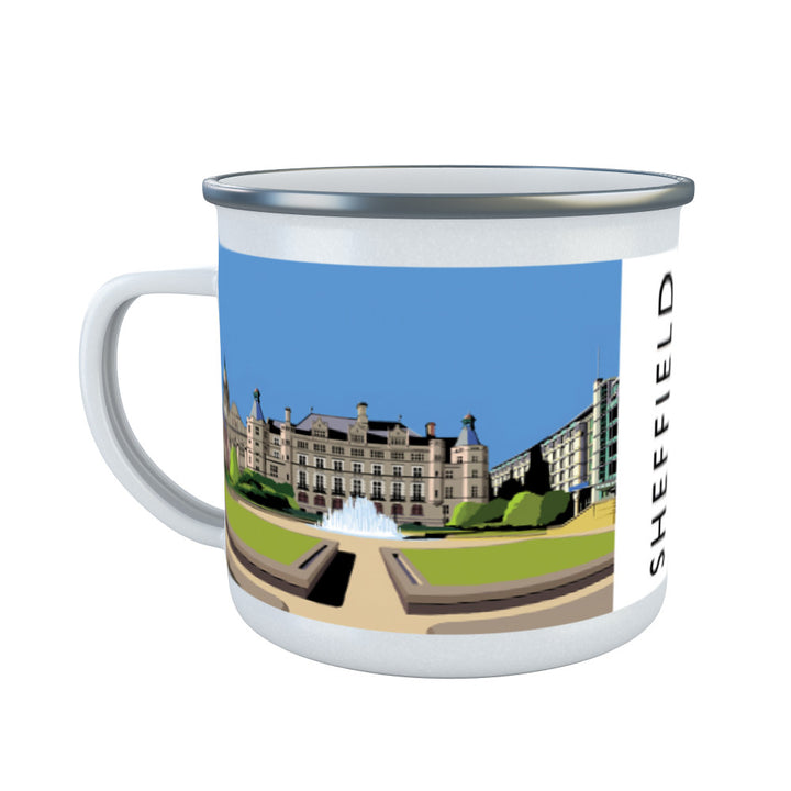 Sheffield, Yorkshire Enamel Mug