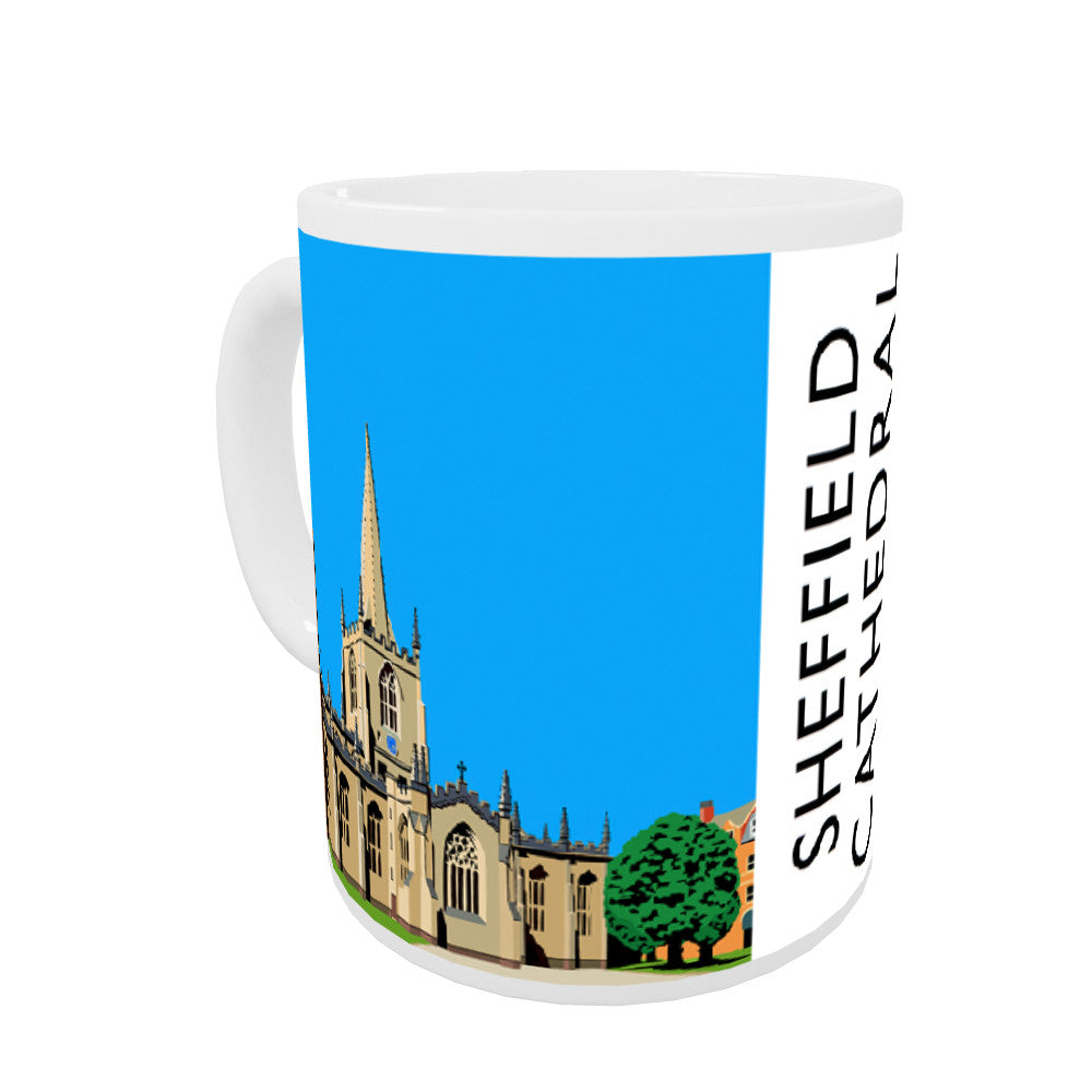 Sheffield Cathedral, Yorkshire Coloured Insert Mug