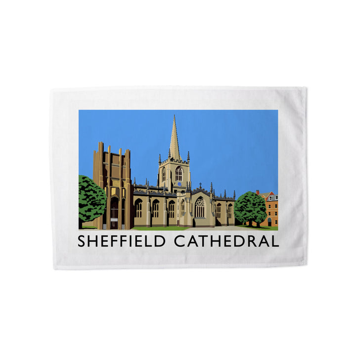 Sheffield Cathedral, Yorkshire Tea Towel