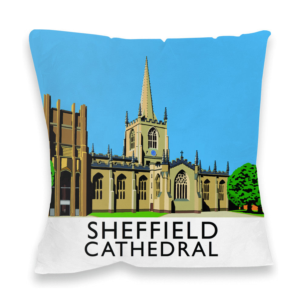 Sheffield Cathedral, Yorkshire Fibre Filled Cushion
