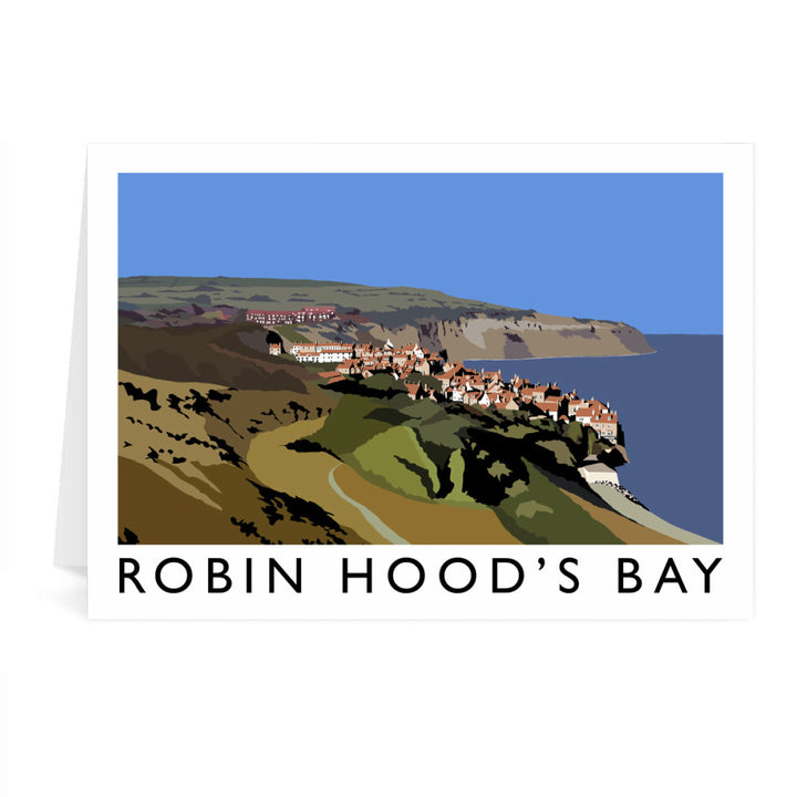 Robin Hood's Bay, Yorkshire Greeting Card 7x5