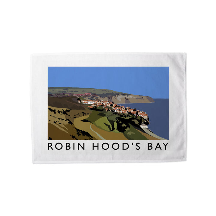 Robin Hood's Bay, Yorkshire Tea Towel