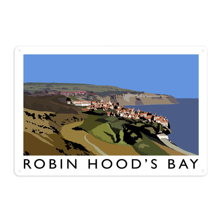 Robin Hood's Bay, Yorkshire Metal Sign