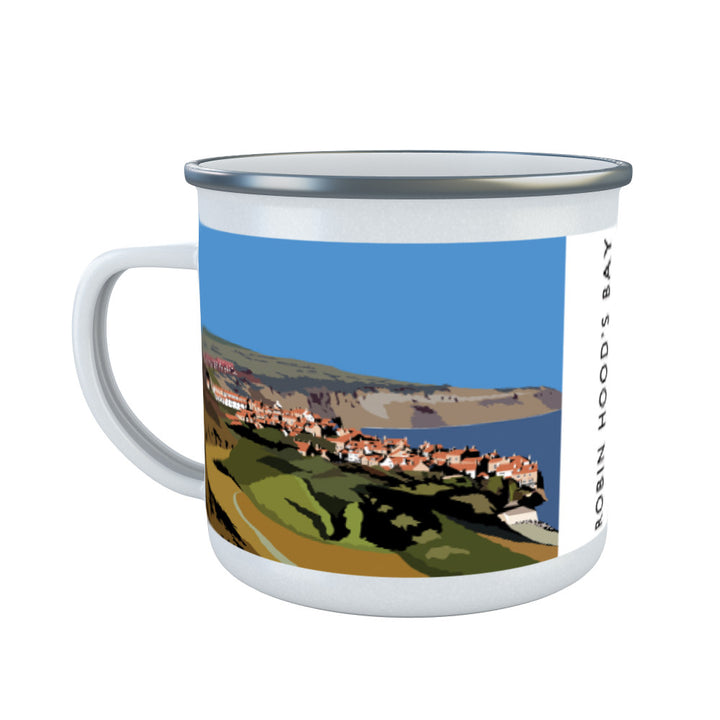 Robin Hood's Bay, Yorkshire Enamel Mug