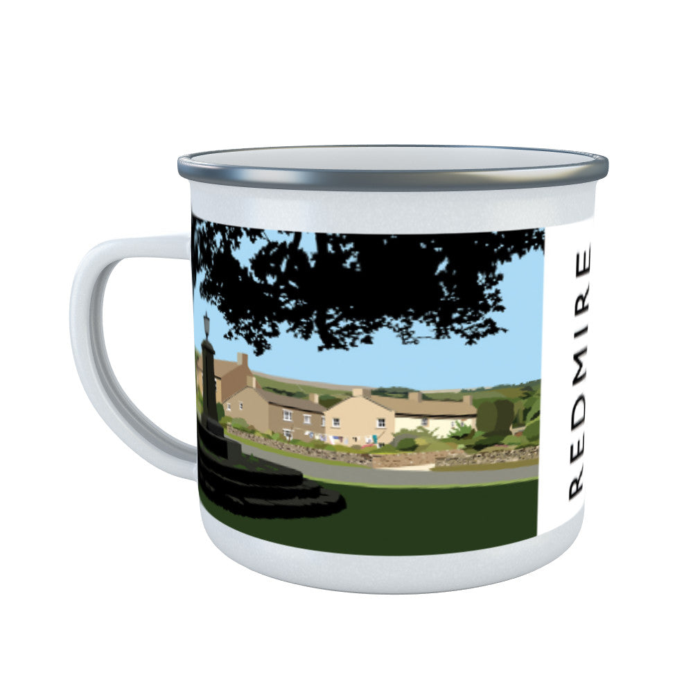 Redmire, Yorkshire Enamel Mug