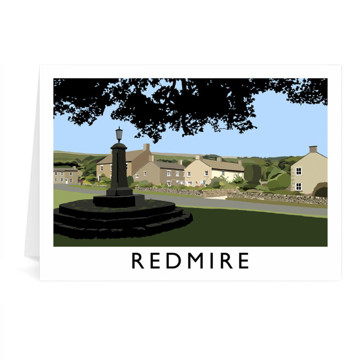 Redmire, Yorkshire Greeting Card 7x5