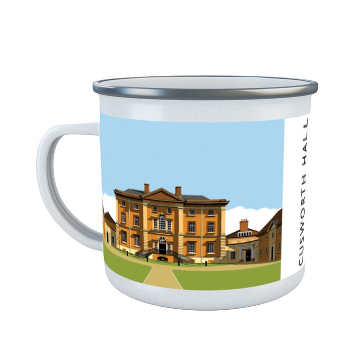 Cusworth Hall, Yorkshire Enamel Mug