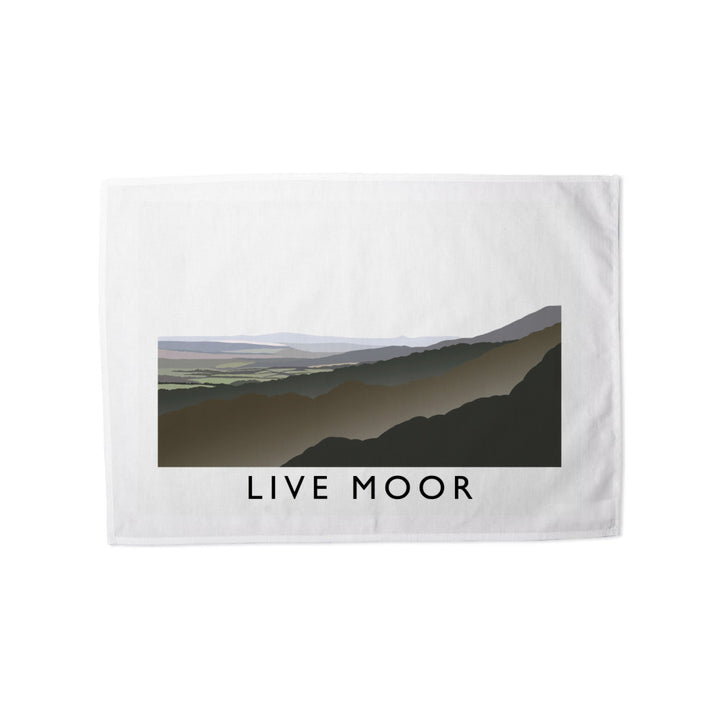 Live Moor, Yorkshire Tea Towel