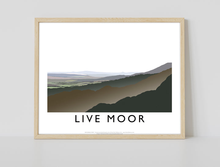 Live Moor, Yorkshire - Art Print