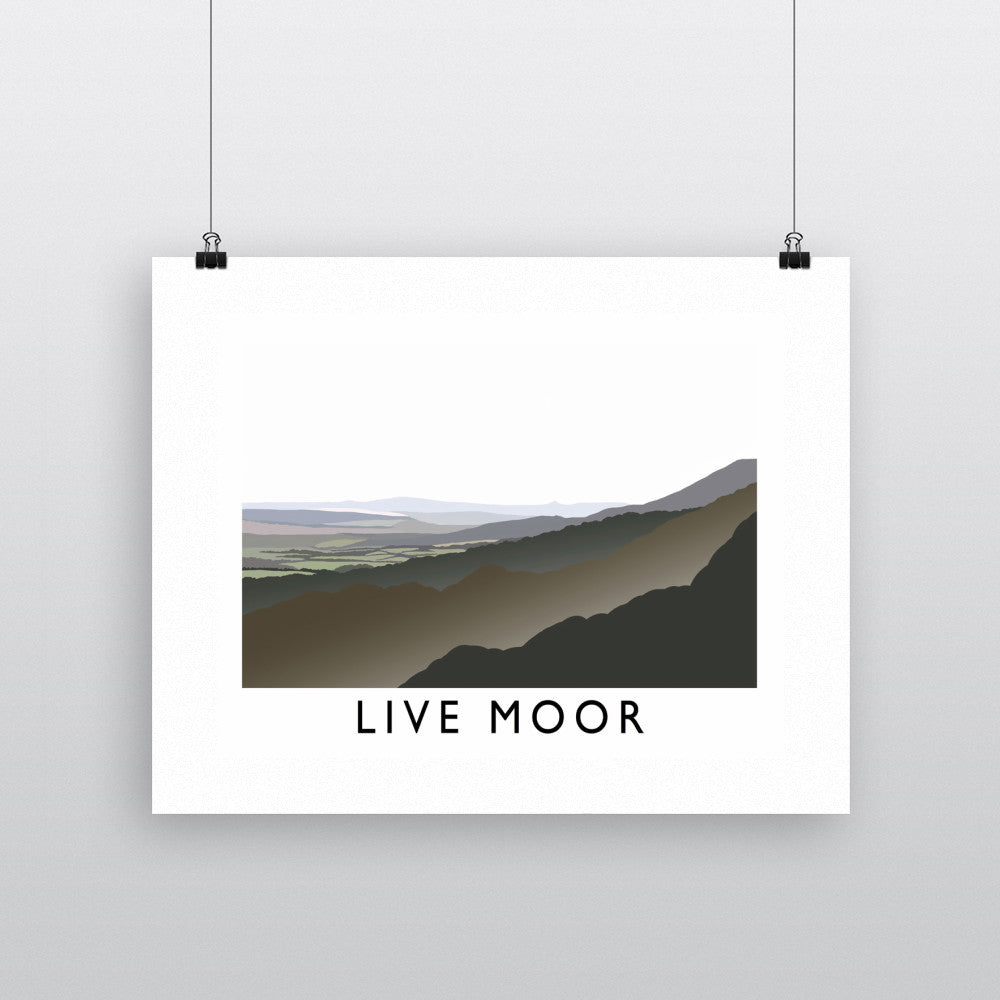 Live Moor, Yorkshire - Art Print