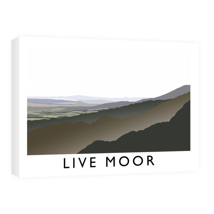 Live Moor, Yorkshire Canvas