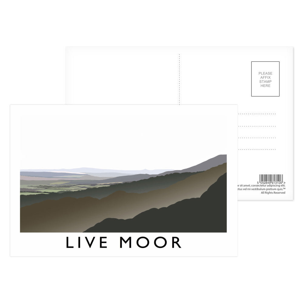 Live Moor, Yorkshire Postcard Pack