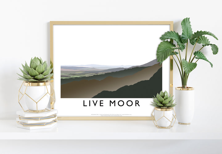 Live Moor, Yorkshire - Art Print