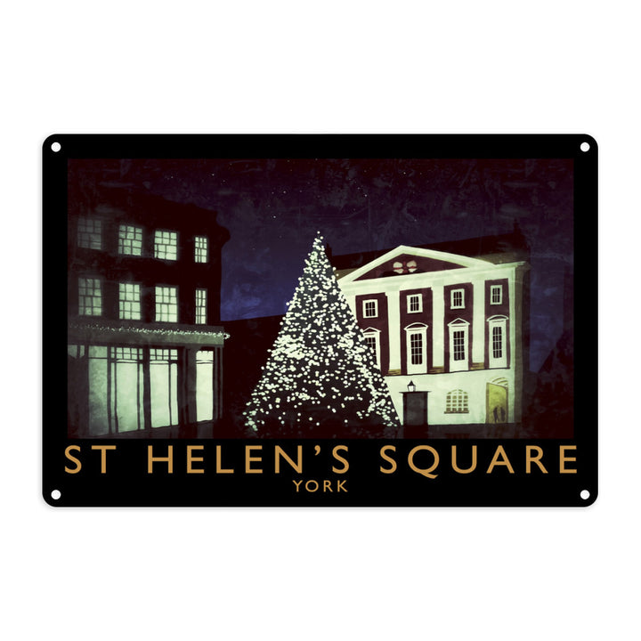 St Helens Square, York Metal Sign
