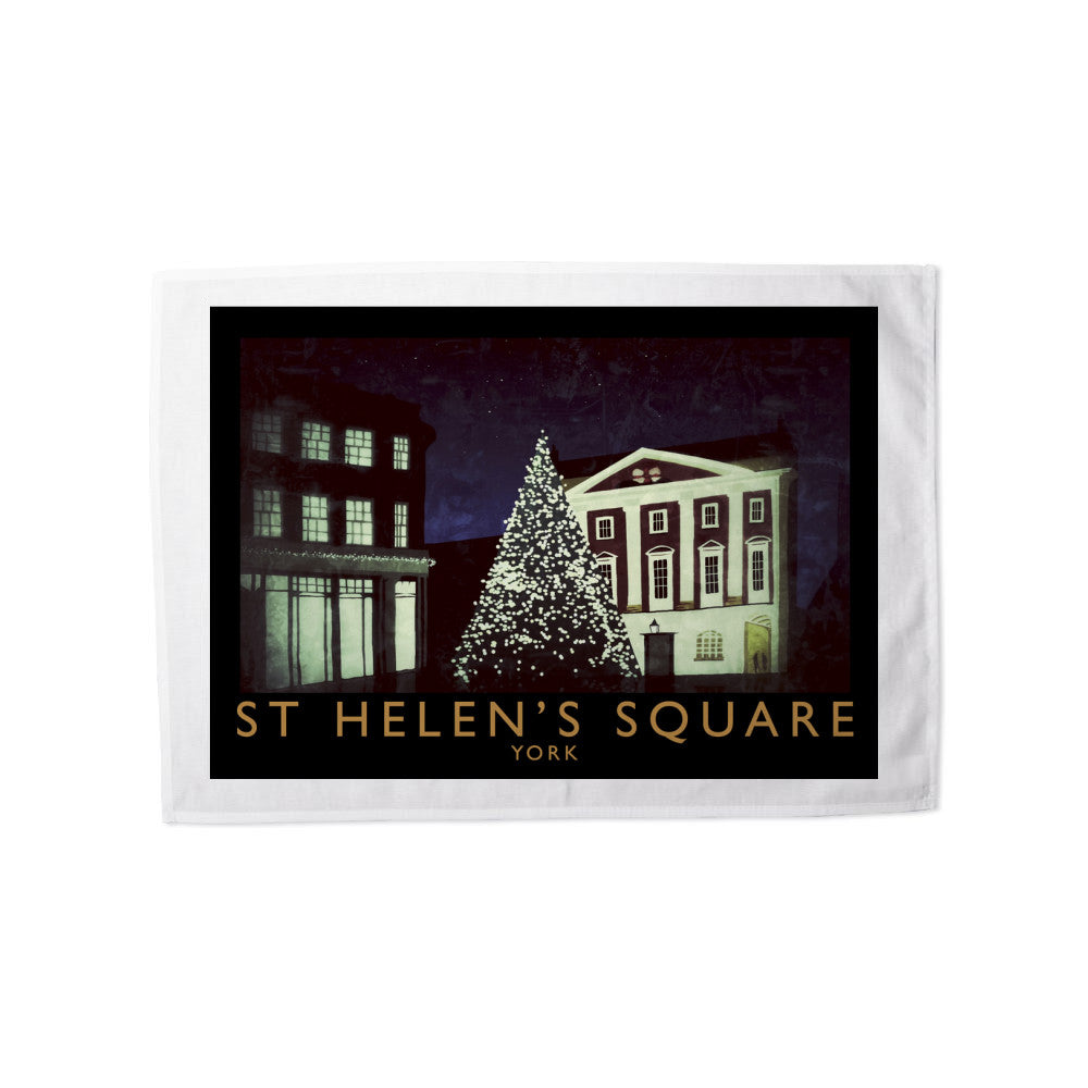 St Helens Square, York Tea Towel