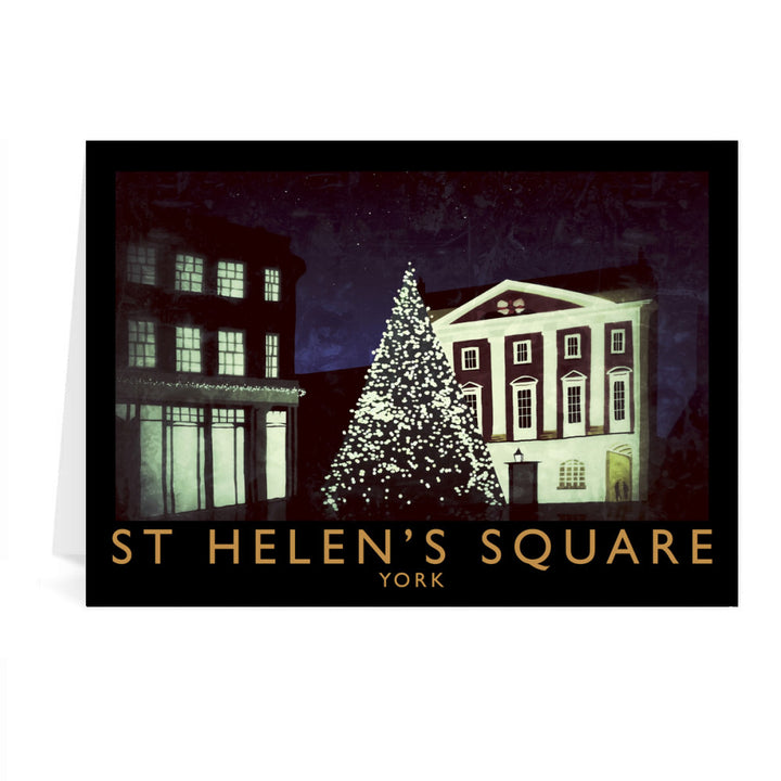 St Helens Square, York Greeting Card 7x5