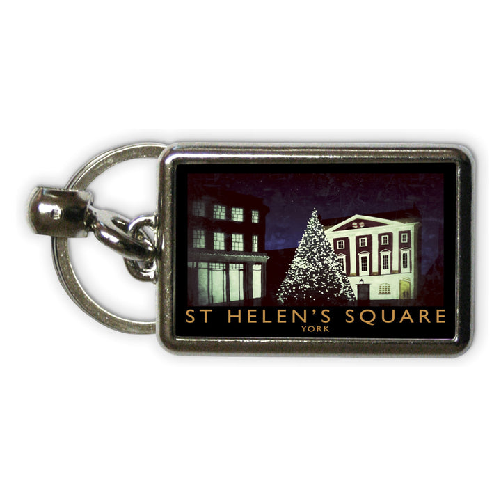 St Helens Square, York Metal Keyring