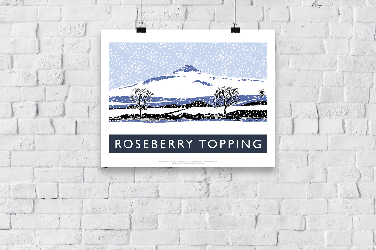 Roseberry Topping, Yorkshire - Art Print