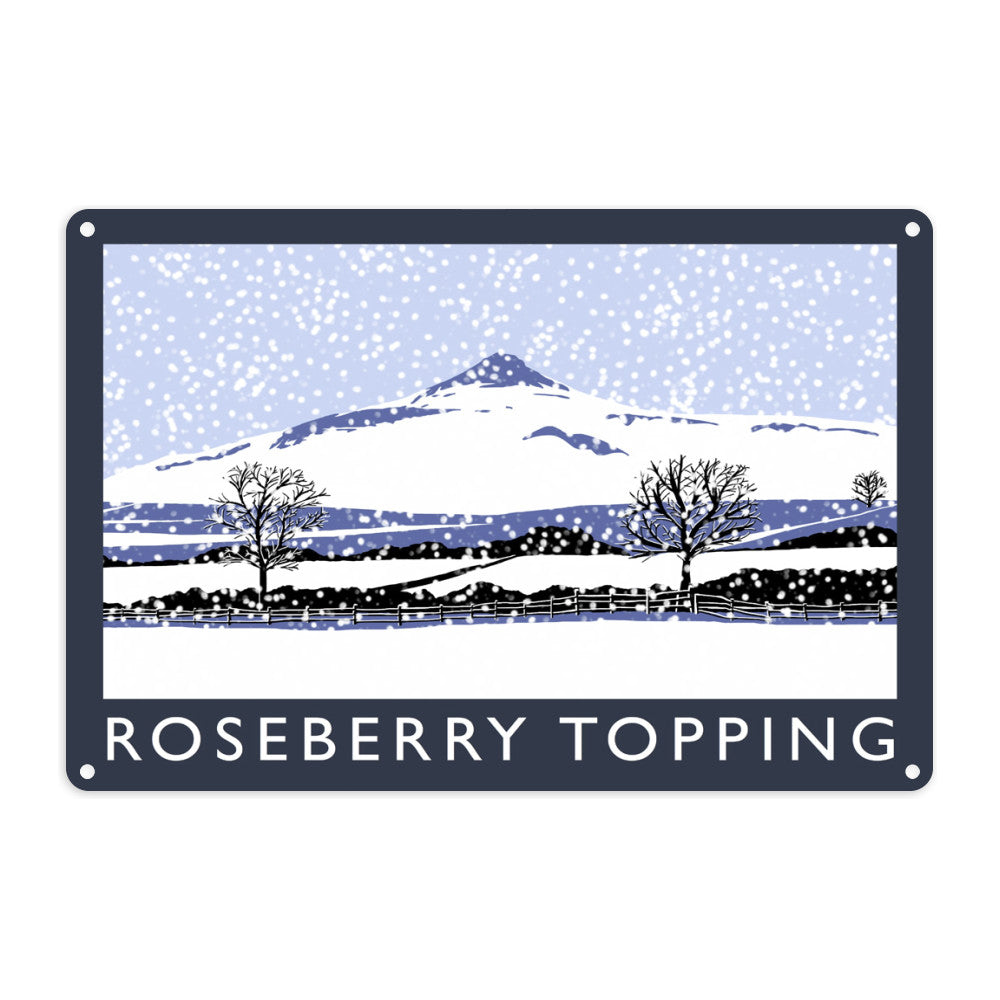 Roseberry Topping, Yorkshire Metal Sign