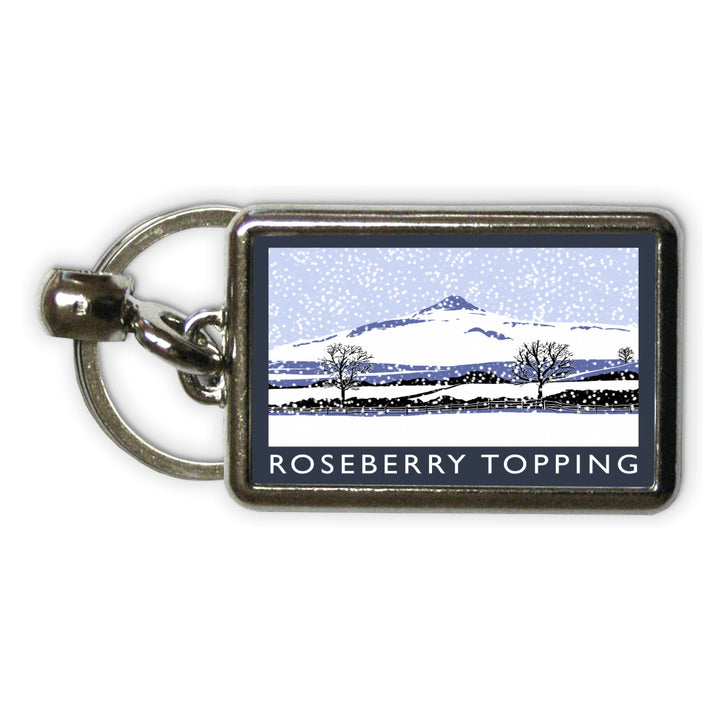 Roseberry Topping, Yorkshire Metal Keyring