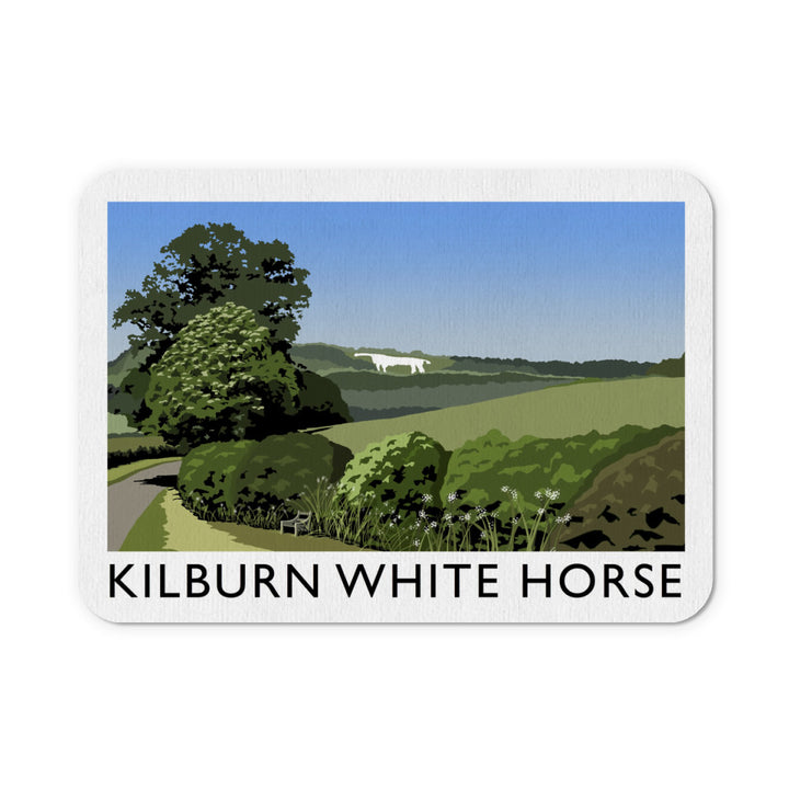 The Kilburn White Horse, Yorkshire Mouse Mat