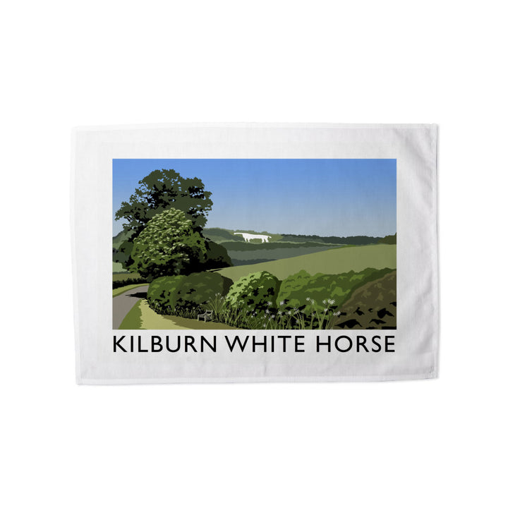 The Kilburn White Horse, Yorkshire Tea Towel