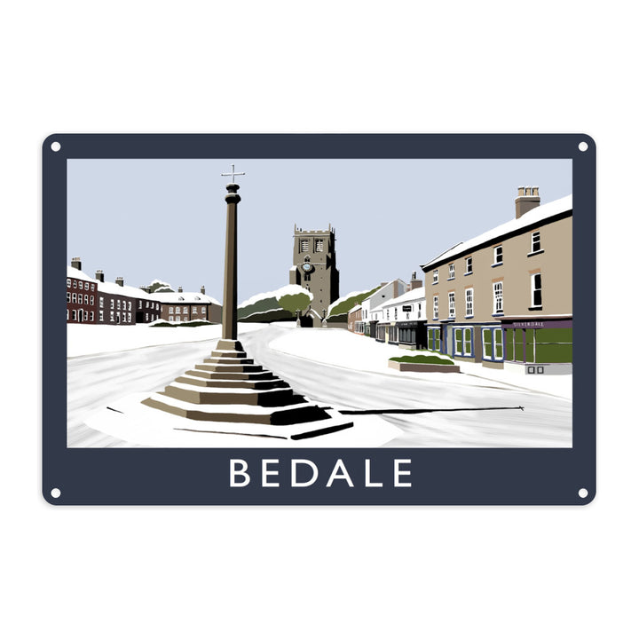 Bedale, Yorkshire Metal Sign