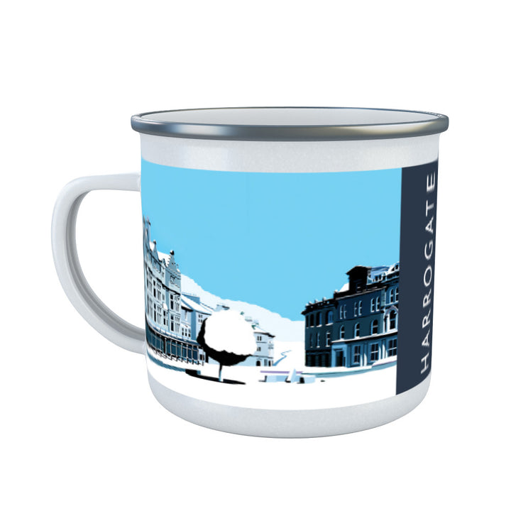 Harrogate, Yorkshire Enamel Mug