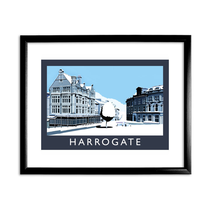 Harrogate, Yorkshire 11x14 Framed Print (Black)