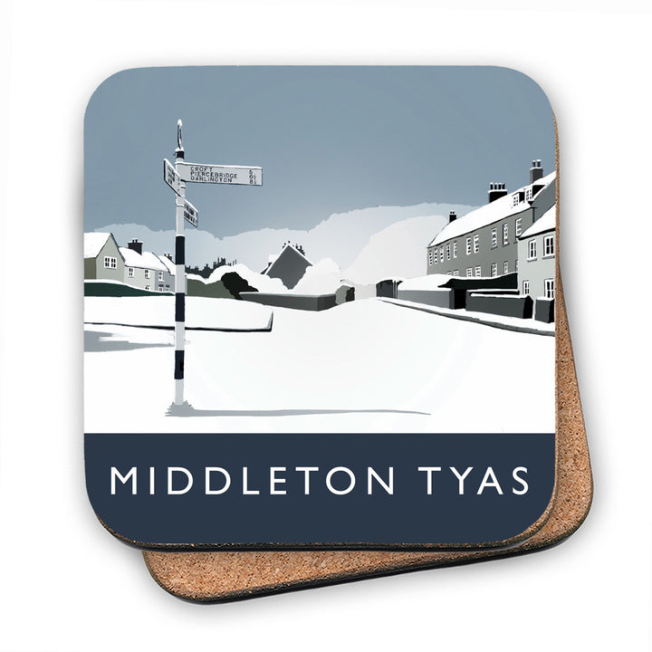 Middleton Tyas, Yorkshire MDF Coaster
