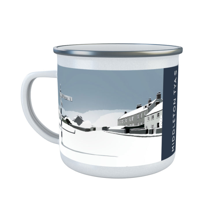 Middleton Tyas, Yorkshire Enamel Mug