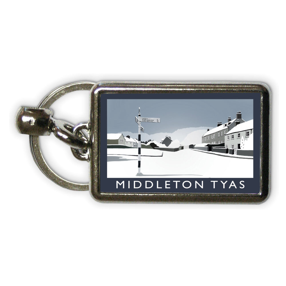 Middleton Tyas, Yorkshire Metal Keyring