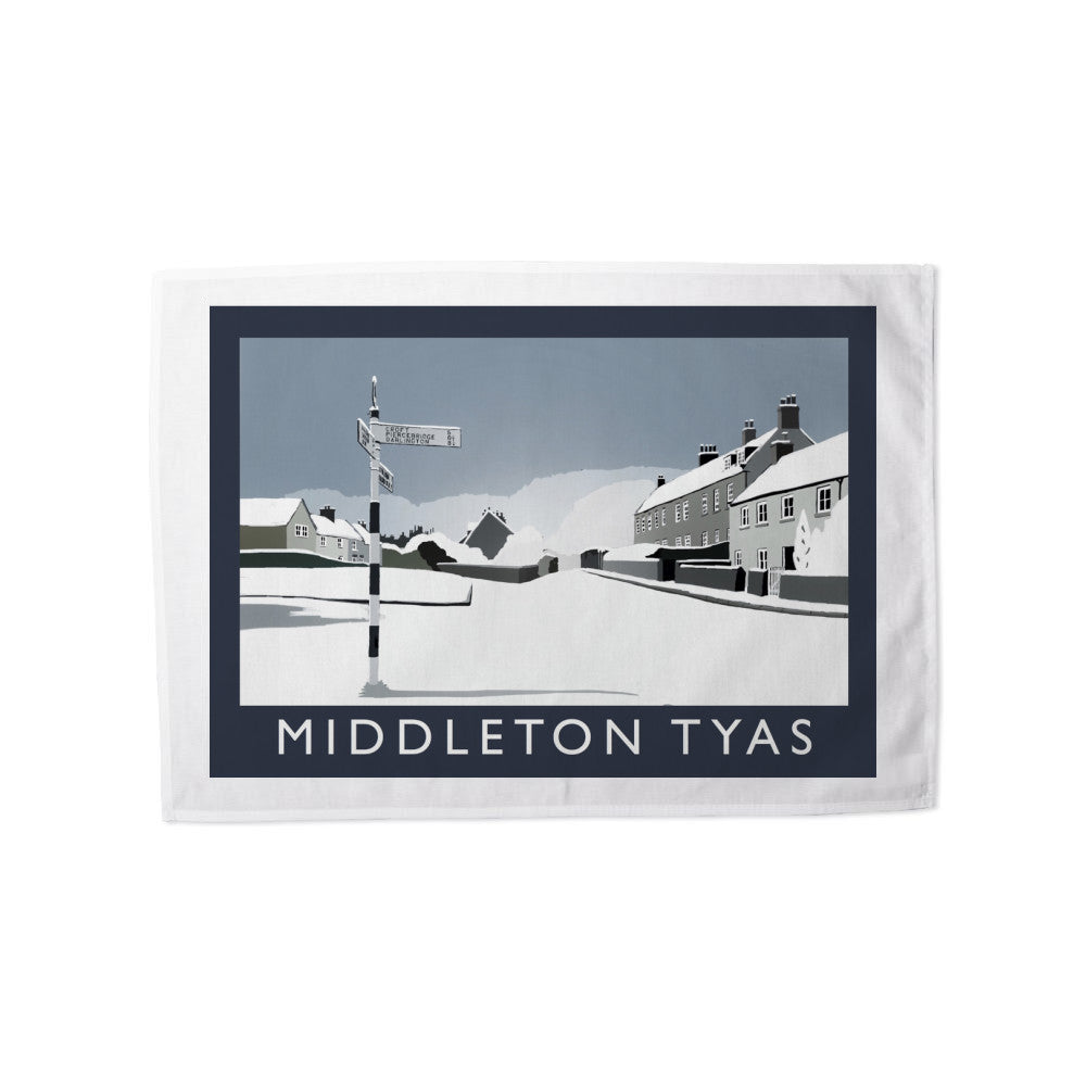 Middleton Tyas, Yorkshire Tea Towel
