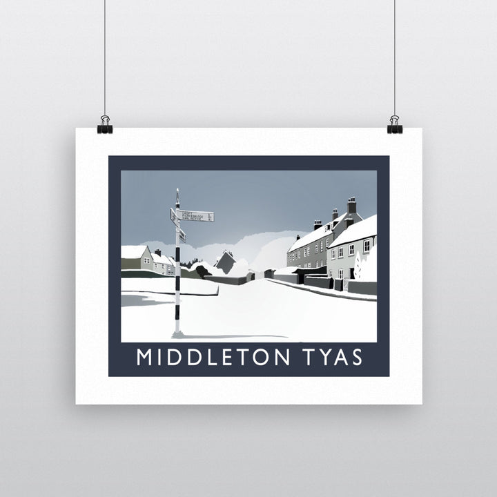 Middleton Tyas, Yorkshire Fine Art Print