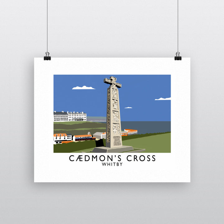 Caedmon's Cross, Whitby, Yorkshire 90x120cm Fine Art Print