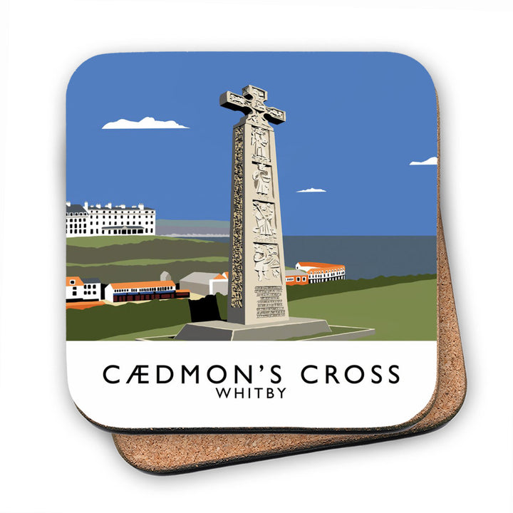 Caedmon's Cross, Whitby, Yorkshire MDF Coaster
